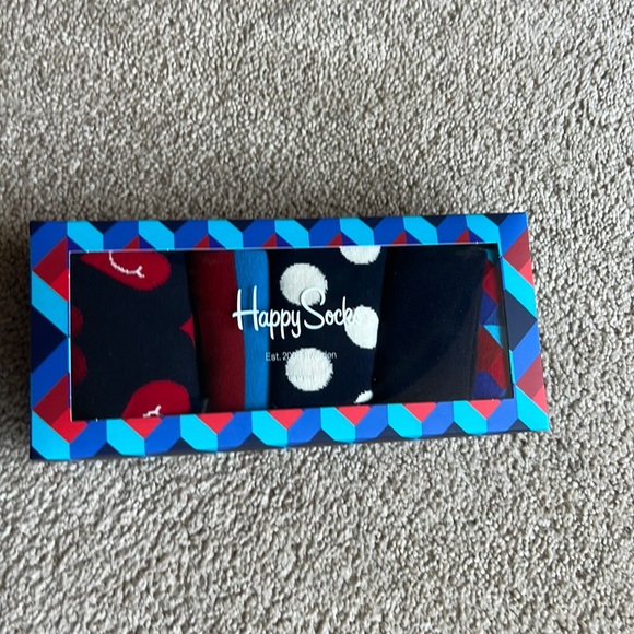 Happy Socks Assortment 4 pack unopened - Picture 1 of 4